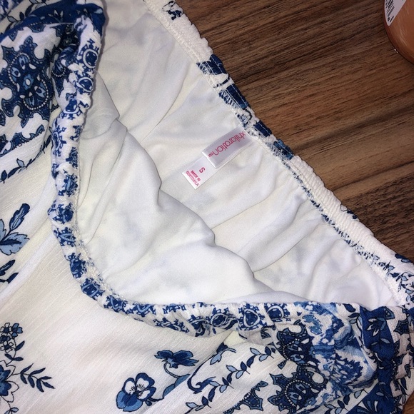 Strapless flowy dress. - Picture 2 of 2